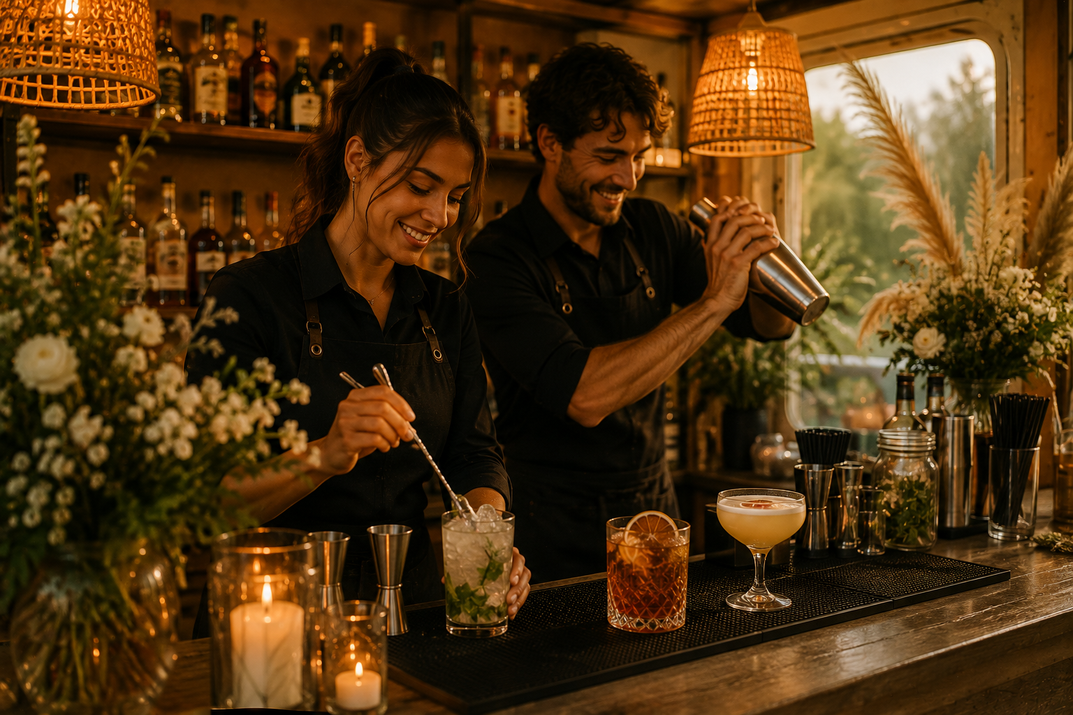 Bartender Solstice en action